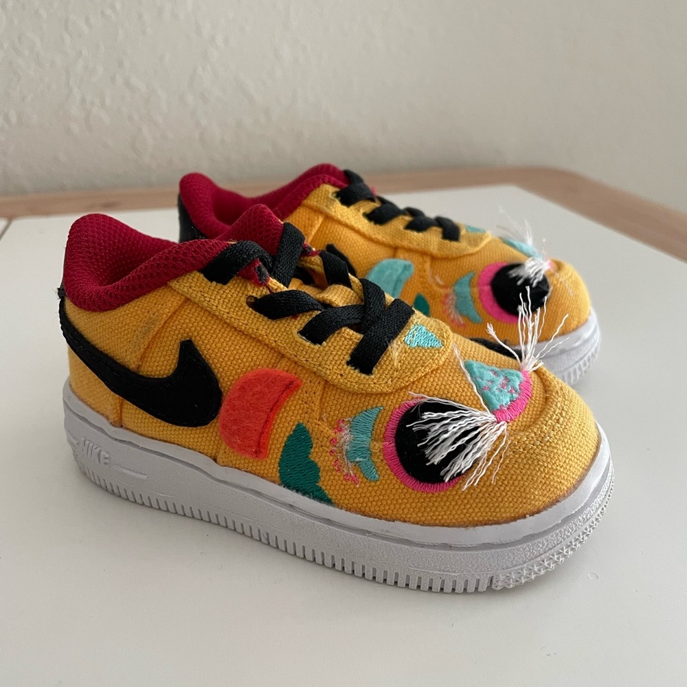 Kids Yellow Nike Sneakers